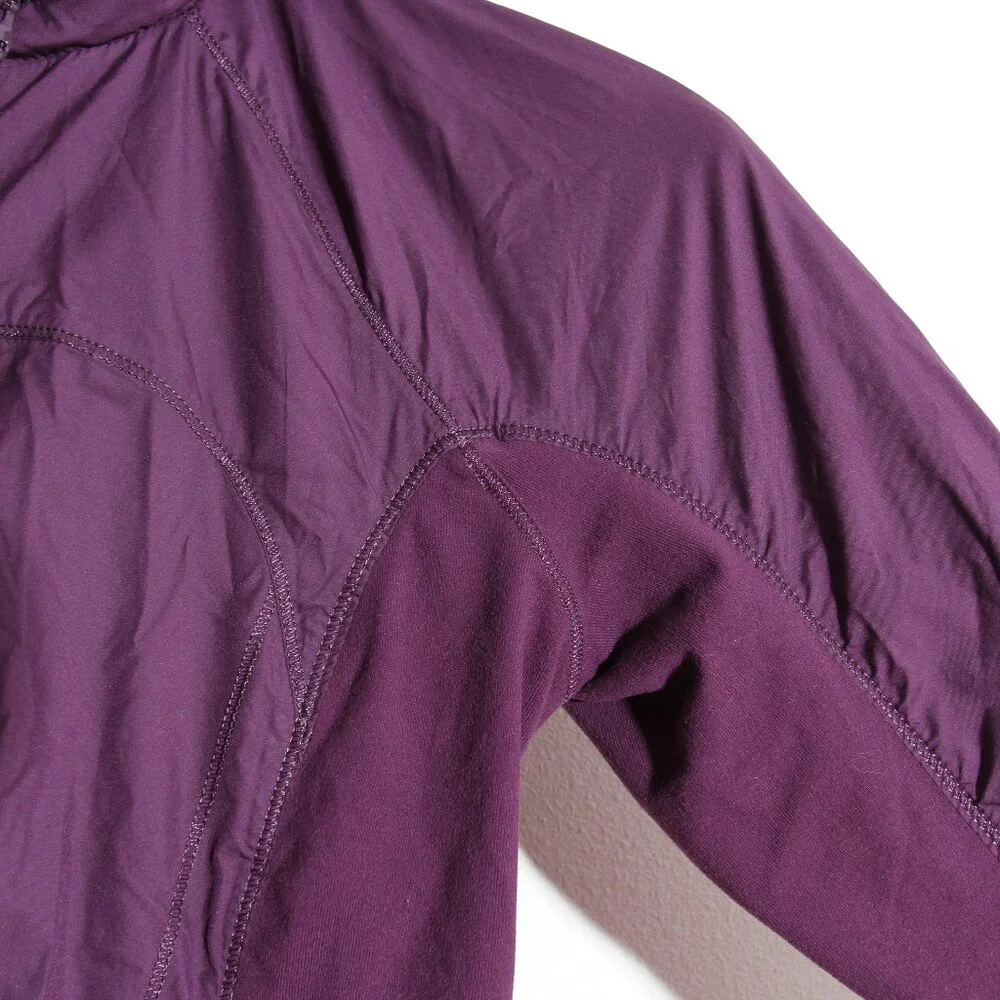 Lululemon Rush Hour Jacket Darkest Magenta Purple Full Zip Glyde Rulu Size 2